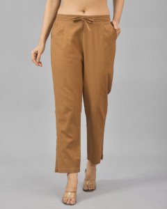 Brown cotton trouser